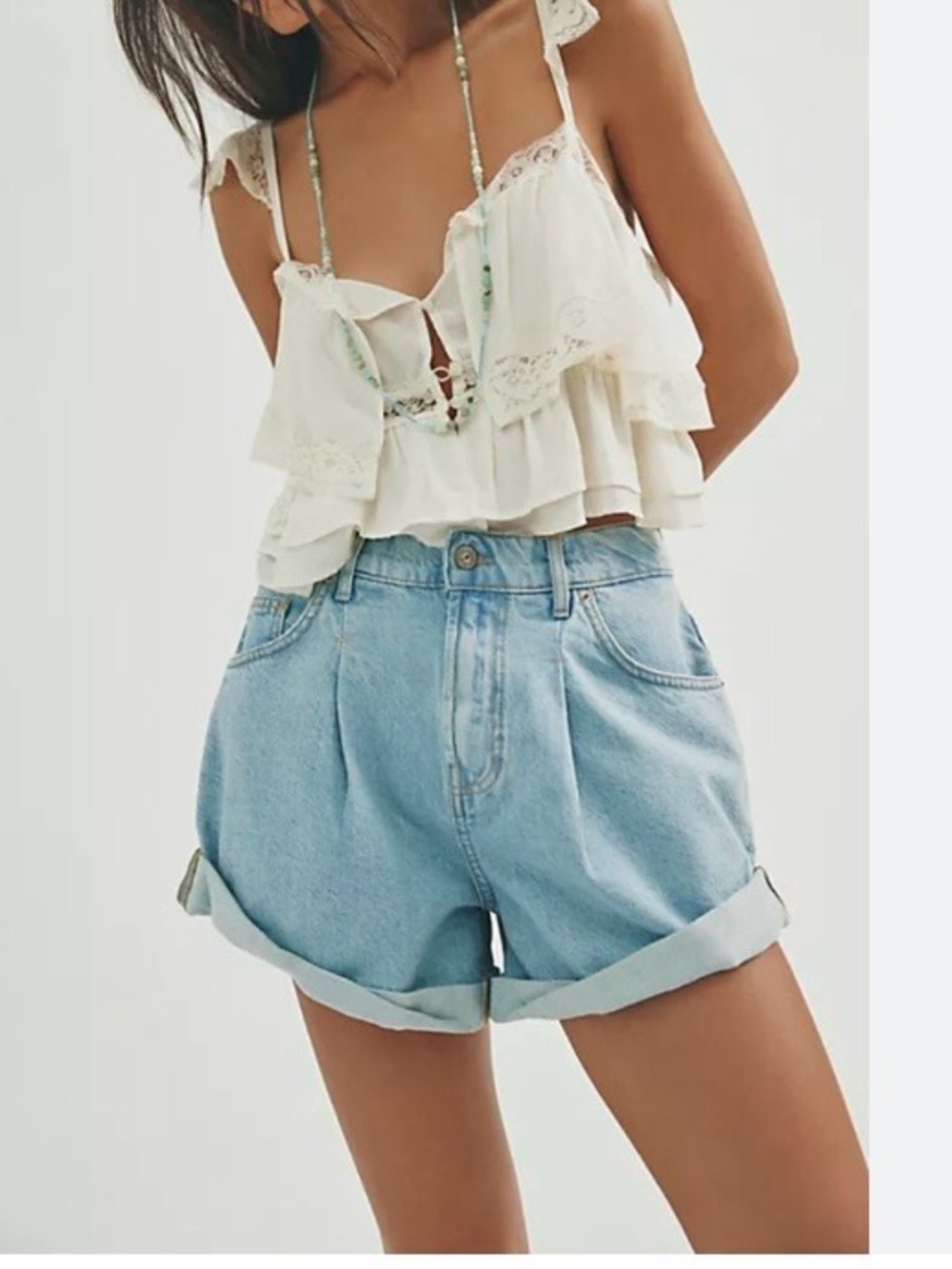 free people danni high rise short - Picture 2 of 12